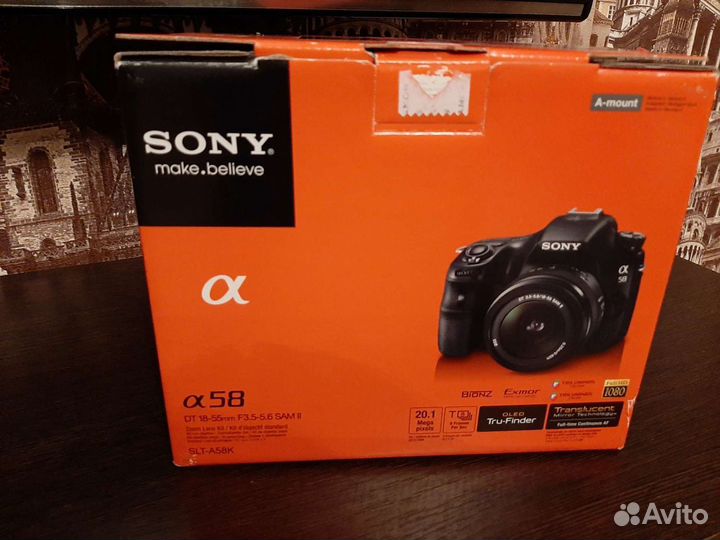 Зеркальный фотоаппарат sony a58