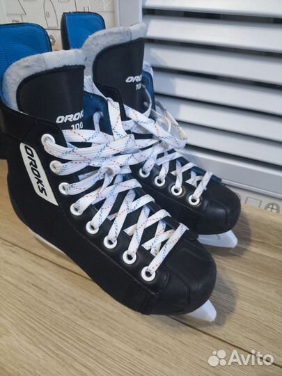 Коньки хоккейные Oroks decathlon 35/36