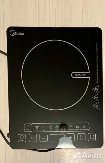 Индукционная плитка Midea бу на 1 комфорку