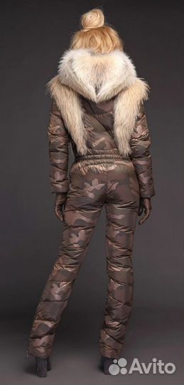 Комбинезон пуховый Naumi оригина бронза gold жилет