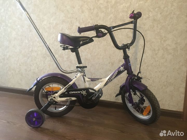 Детский велосипед с ручкой бу