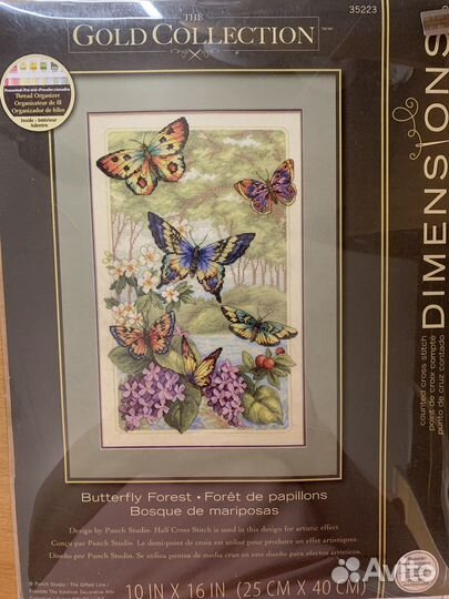 Набор для вышивания крестом dimensions остатки