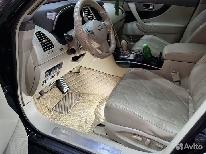 3D коврики из экокожи Infiniti QX70 2014