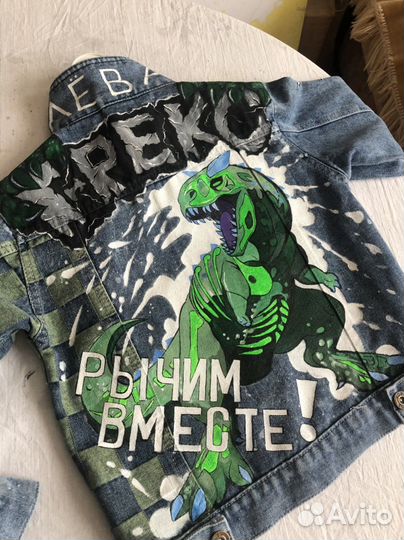 Роспись одежды на заказ / кастом одежды