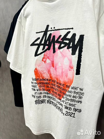 Футболка Stussy унисекс оверсайз (Новинка 2024)