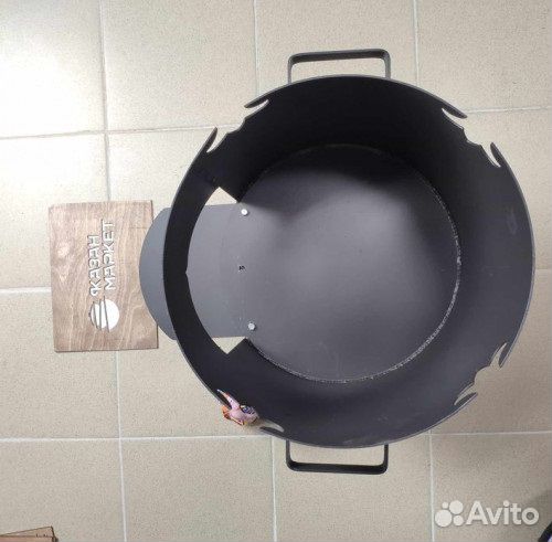 Печь разборная под казан 16 литров с платформой