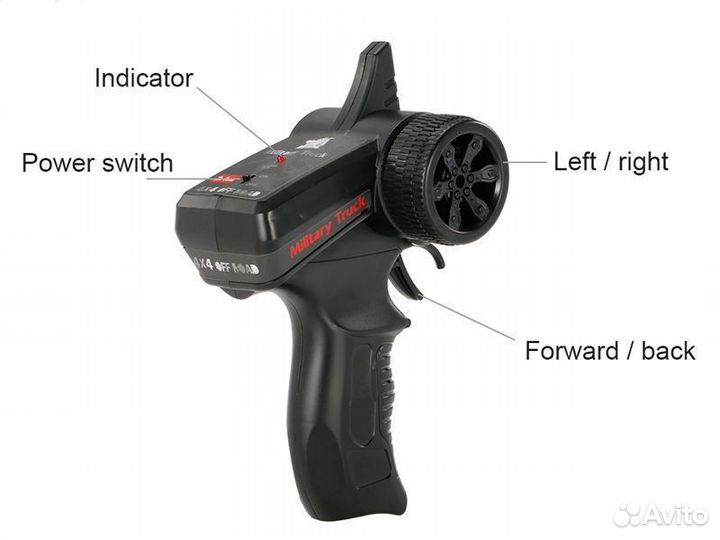 Машинка 4 WD, трофи, профессион,руль,газ пропорцио