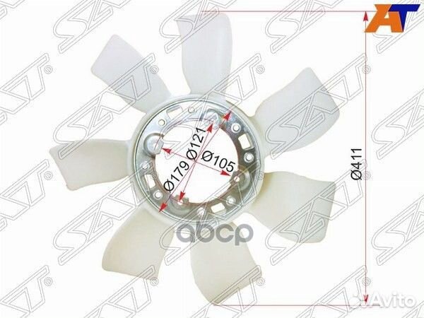 Крыльчатка вентилятора toyota 1G-FE ST-16361-70