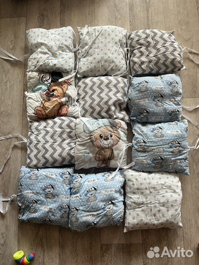 Бортики в детскую кроватку бу