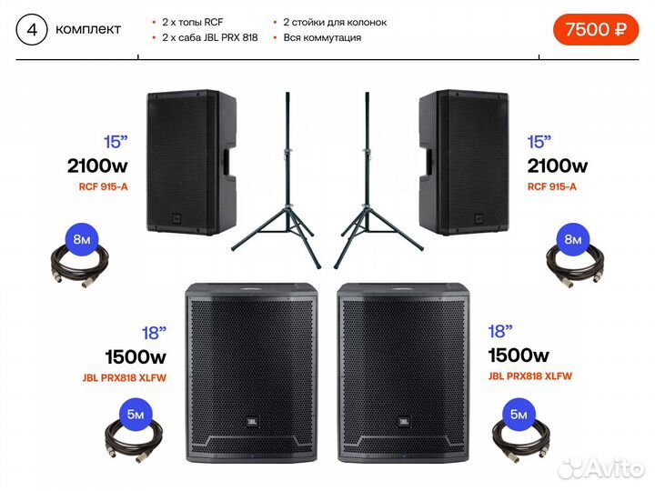 Аренда качественного звука