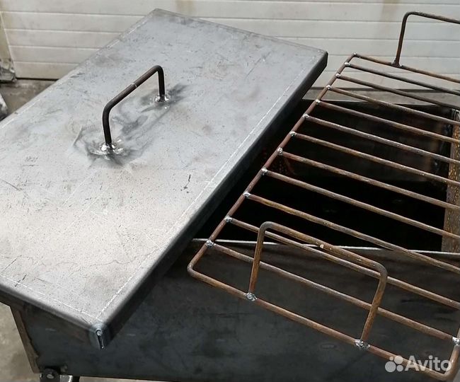 Коптильня горячего копчения (шарабан) 300х300х600