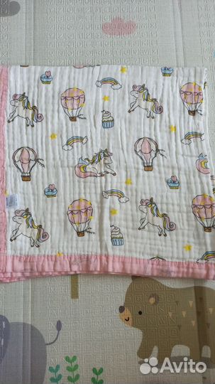 Муслиновый плед детский