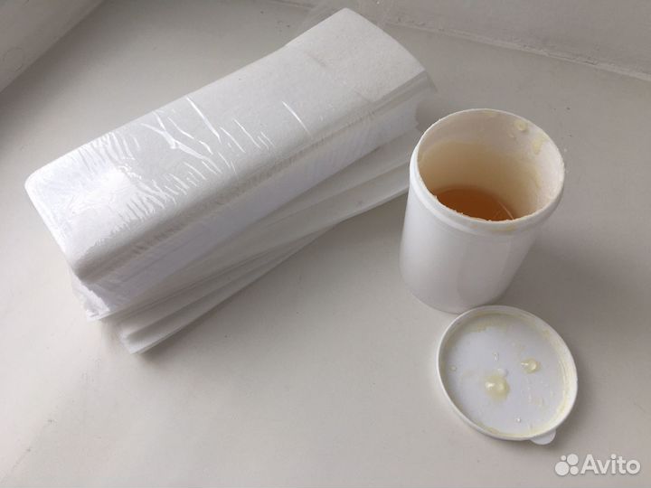 Сахарная паста и полоски для шугаринга