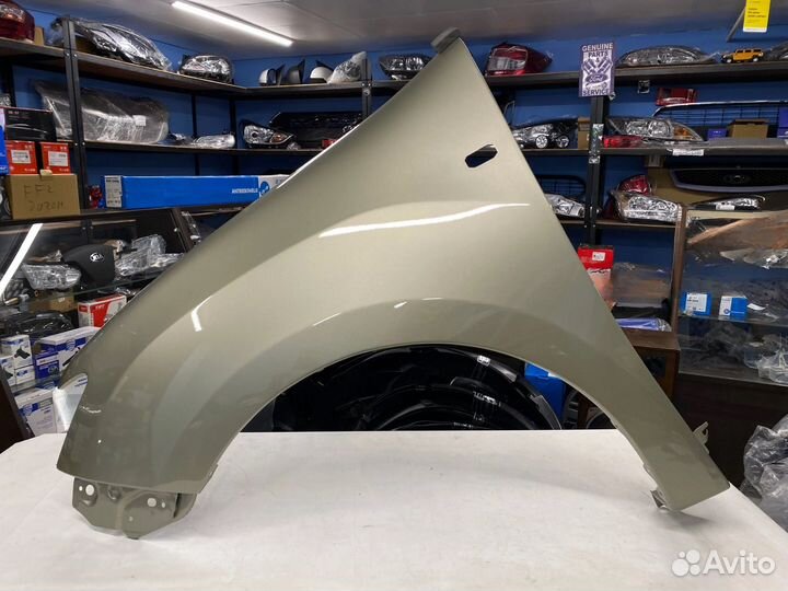 Крыло левое Renault Logan фаза 2 Бежевый 9-14