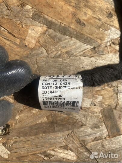 Проводка водительской двери chevrolet cruze