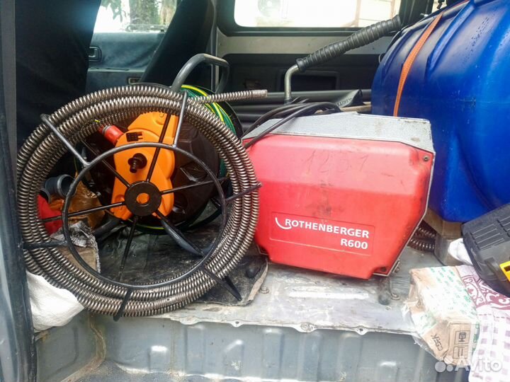 Устранение засора. Прочистка канализации