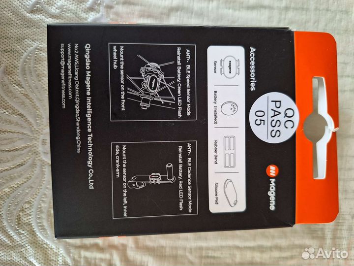 Датчик скорости/каденса для велосипеда