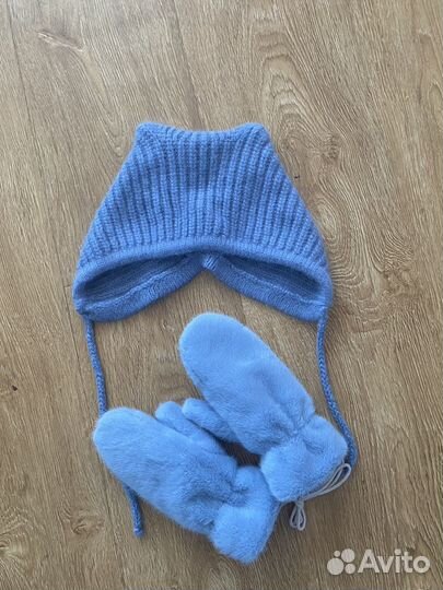 Шапка варежки комплект