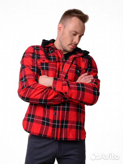 Моторубашка room biker starks красная