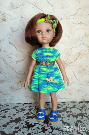Вязаная одежда для куклы paola reina