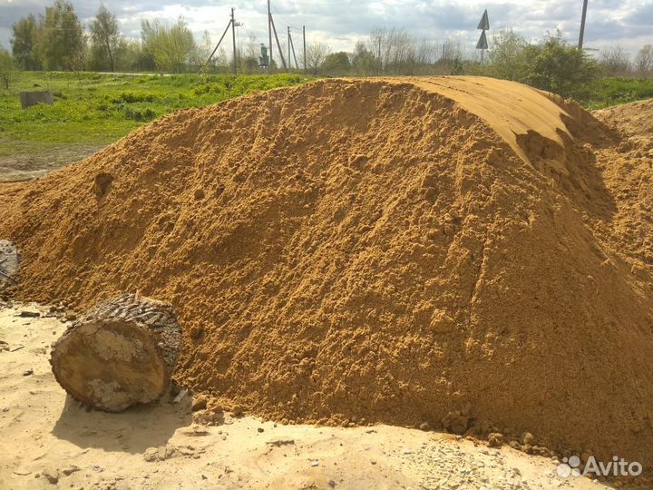 Песок и щебень с доставкой до дома