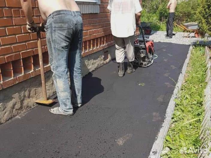 Асфальтирование, благоустройство, брусчатка