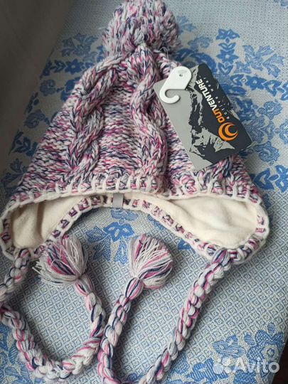 Комплект шапка, шарф и перчатки