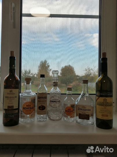 Бутылки стерильные с пробкой-0,25,0.5,0.75