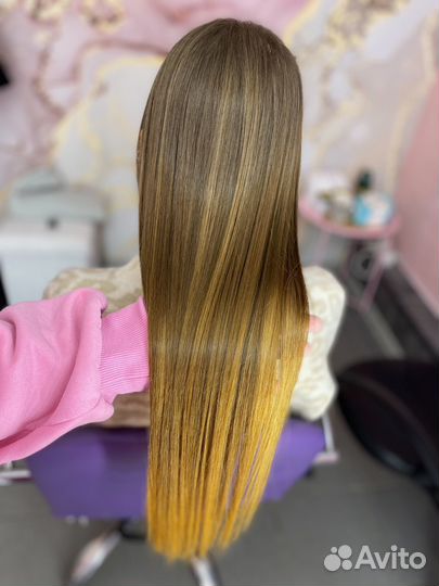 Кератиновое выпрямление, ботокс волос