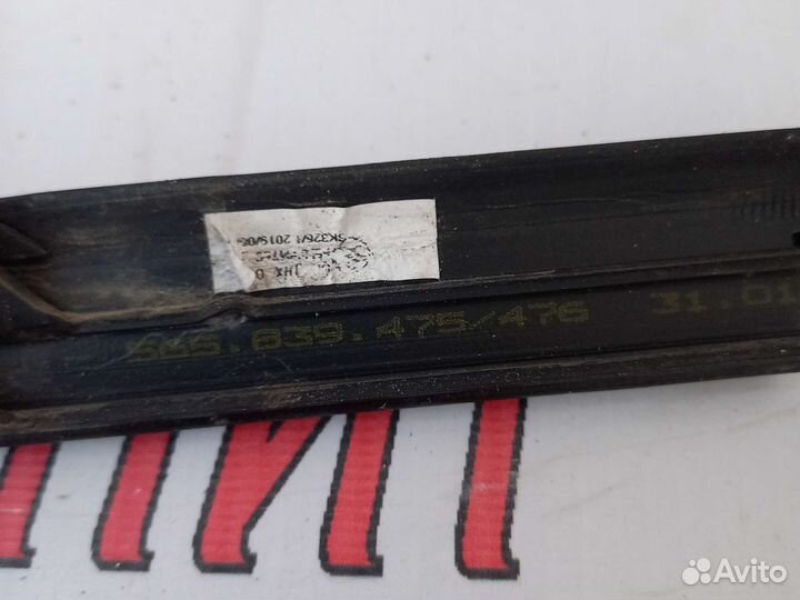 Молдинг стекла двери задней левой Шкода Кодиак