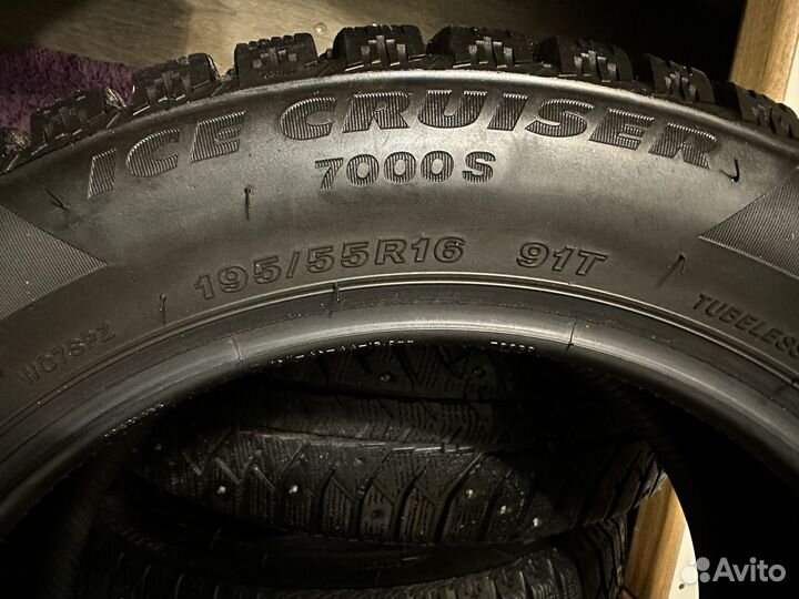 Bridgestone Ice Cruiser 7000S 195/55 R16 91T