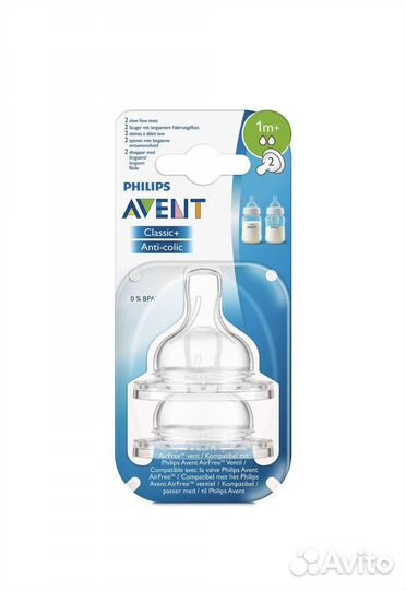Соска на бутылочку avent