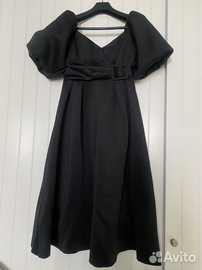 Черное платье миди ASOS размер 38 EU