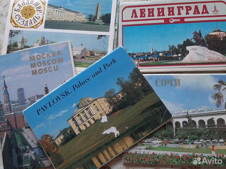 Наборы открыток СССР различной тематики