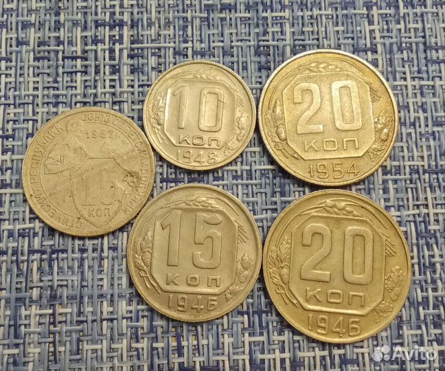 Лот монет ранних советов