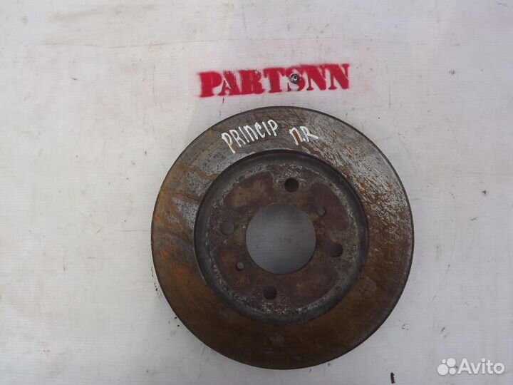 Диск тормозной передний Хафей Принцип