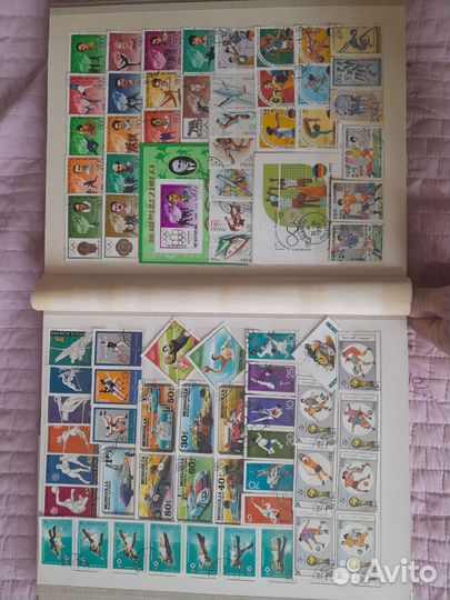 Марки спорт альбом 4