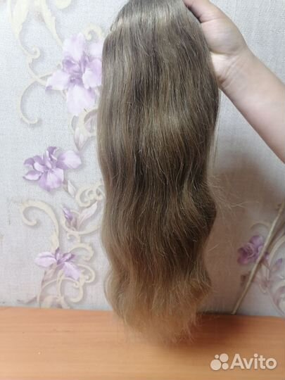 Хвост на крабе из натуральных волос