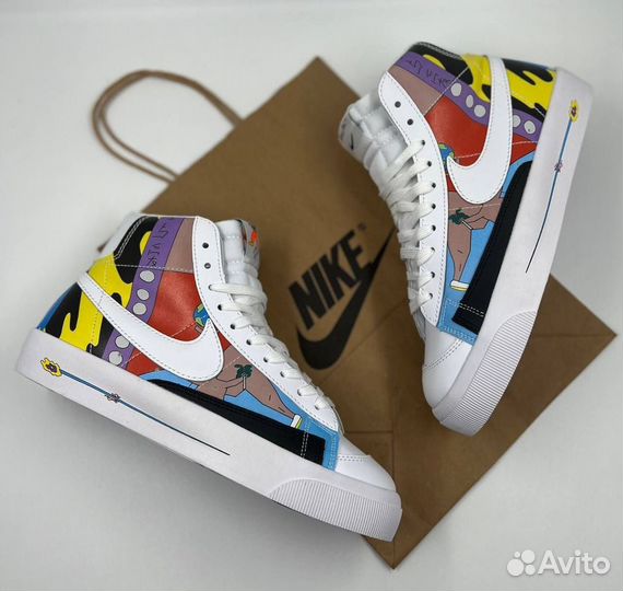 Кроссовки Nike ruohan wang X blazer MID