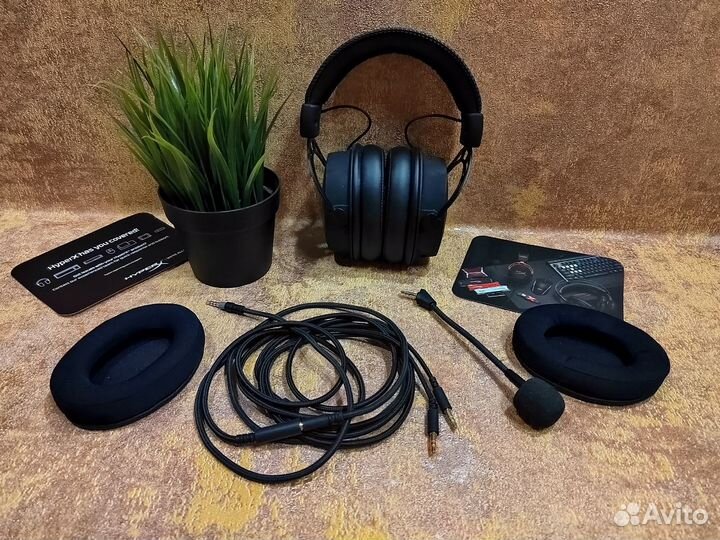 Игровые наушники HyperX Cloud Alpha Blackout