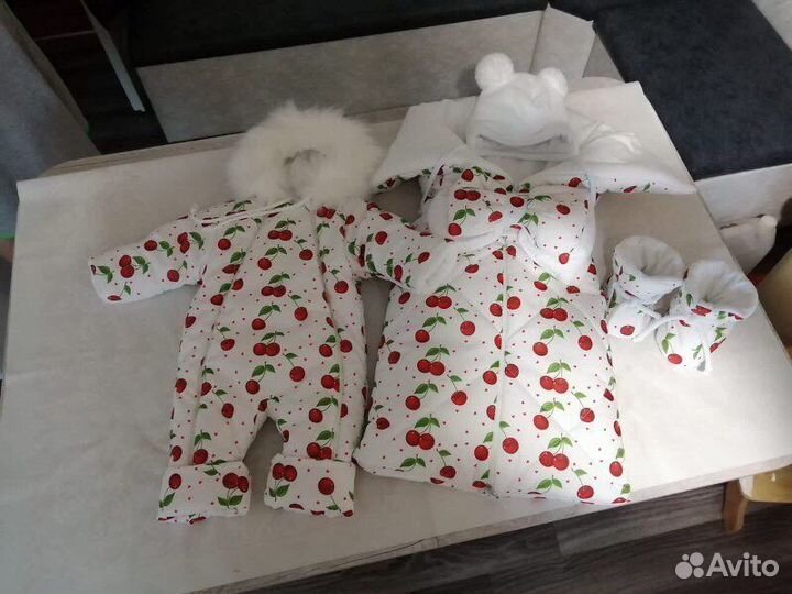 Конверт на выписку для девочки зима