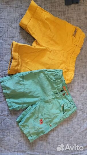 Шорты, рубашки, джинсы