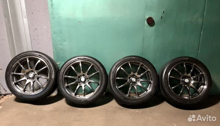 Колеса в сборе R18 225/45 диски Advan шины Nankang