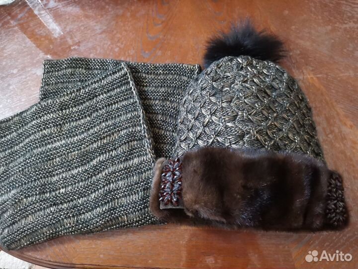 Шапка зимняя женская