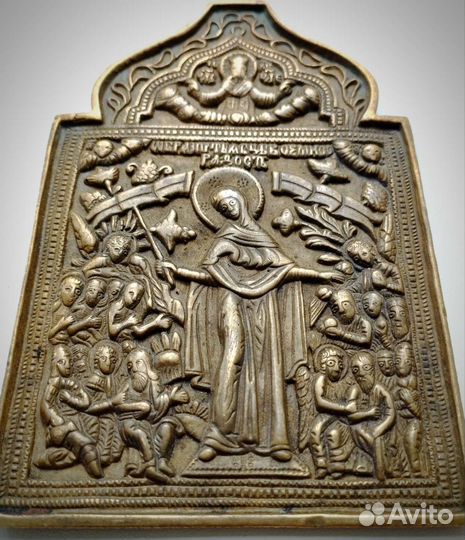 Икона медь 19 век