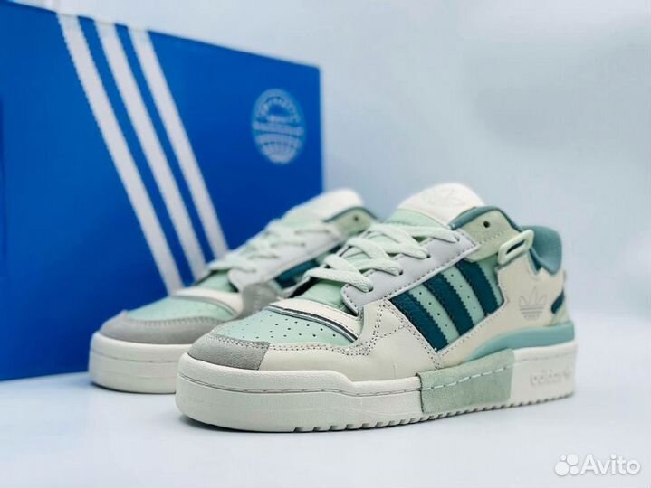 Кроссовки Adidas forum голубые разм 37