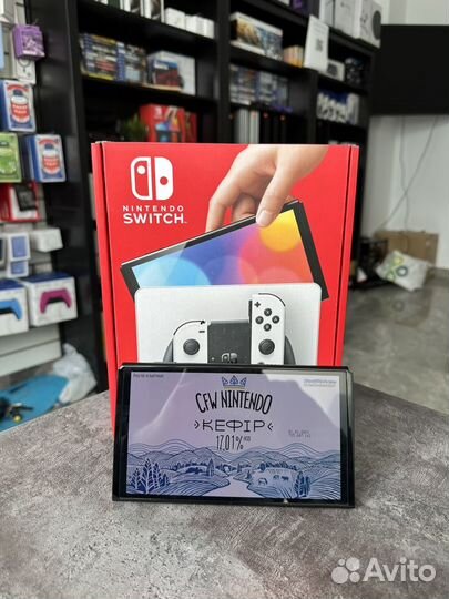 Nintendo switch oled чип + любые игры