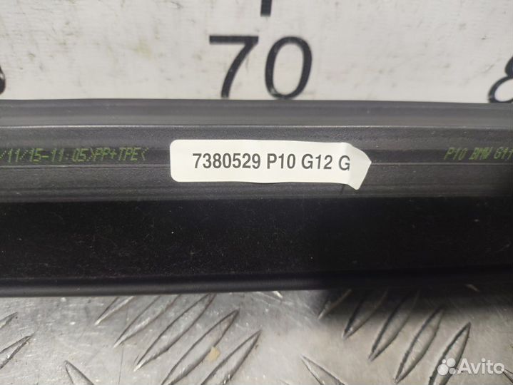 Б/У Уплотнитель стекла зад лев двери внутр #002