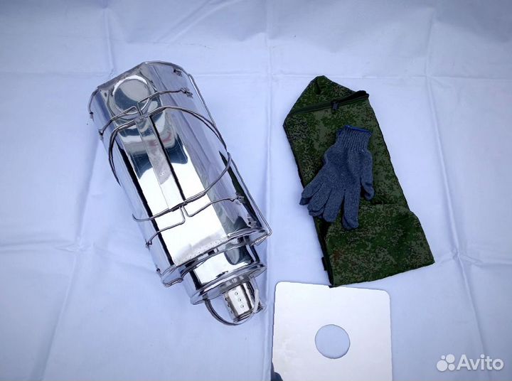 Печь для палатки Кабанчик на 15 литров с решетками