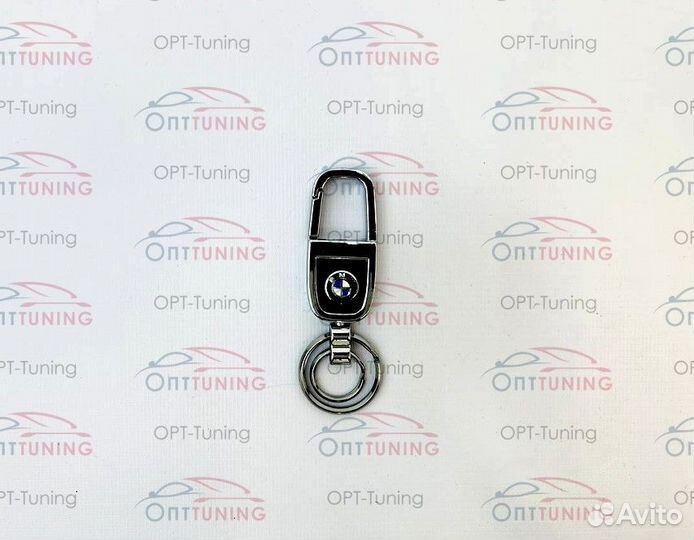 Брелок карабин с эмблемой BMW стиль 2